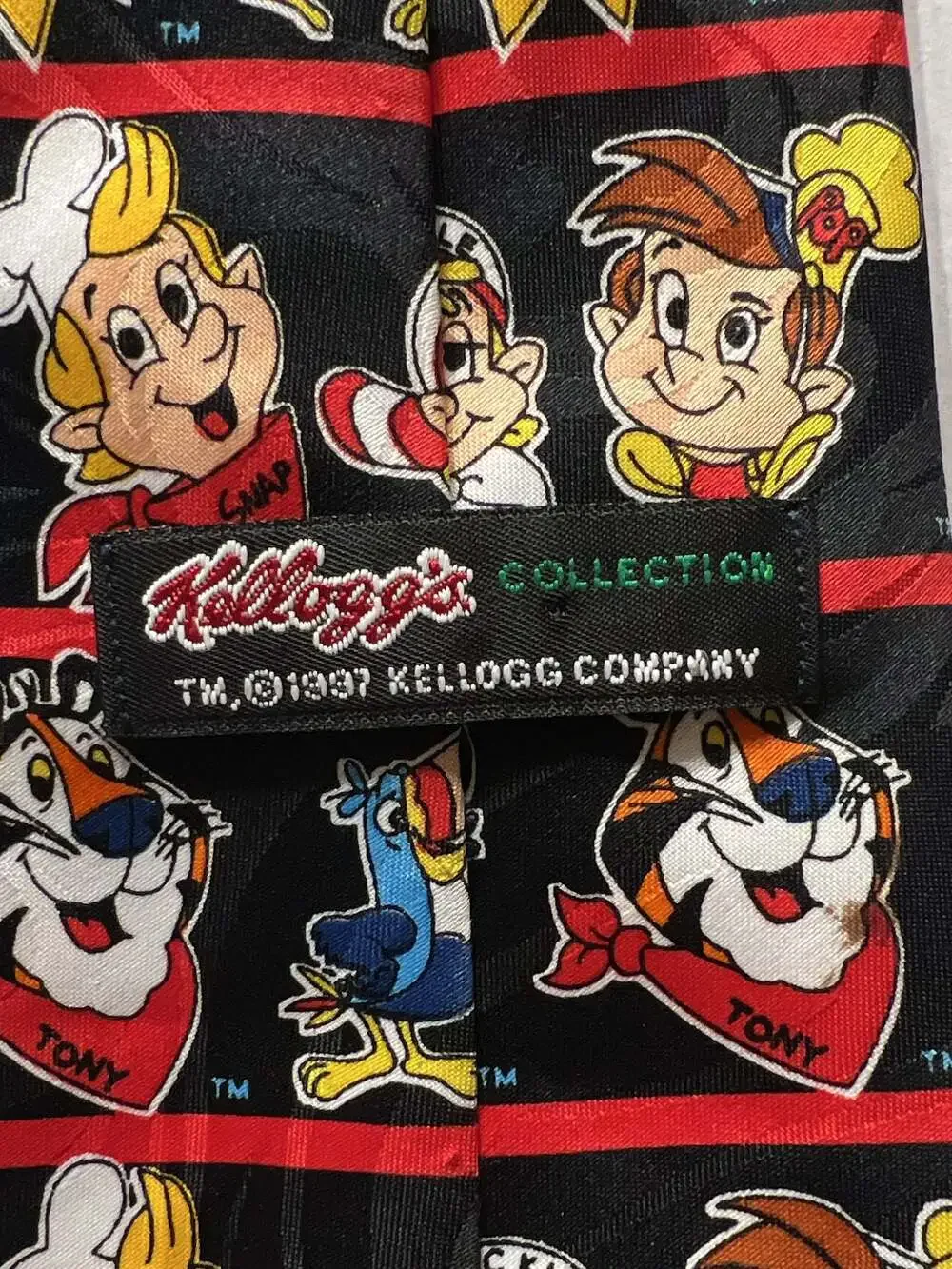 Vintage 1997 Kellogg’s Collection Cereal Character Necktie
